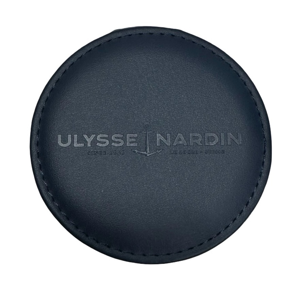 Ulysse Nardin Blue Travel Storage  3.75" x 2.75" Watch Case EUC WITHOUT Pillow